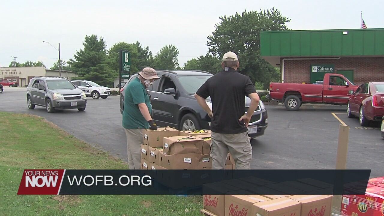 West Ohio Food Bank teams up to give away produce